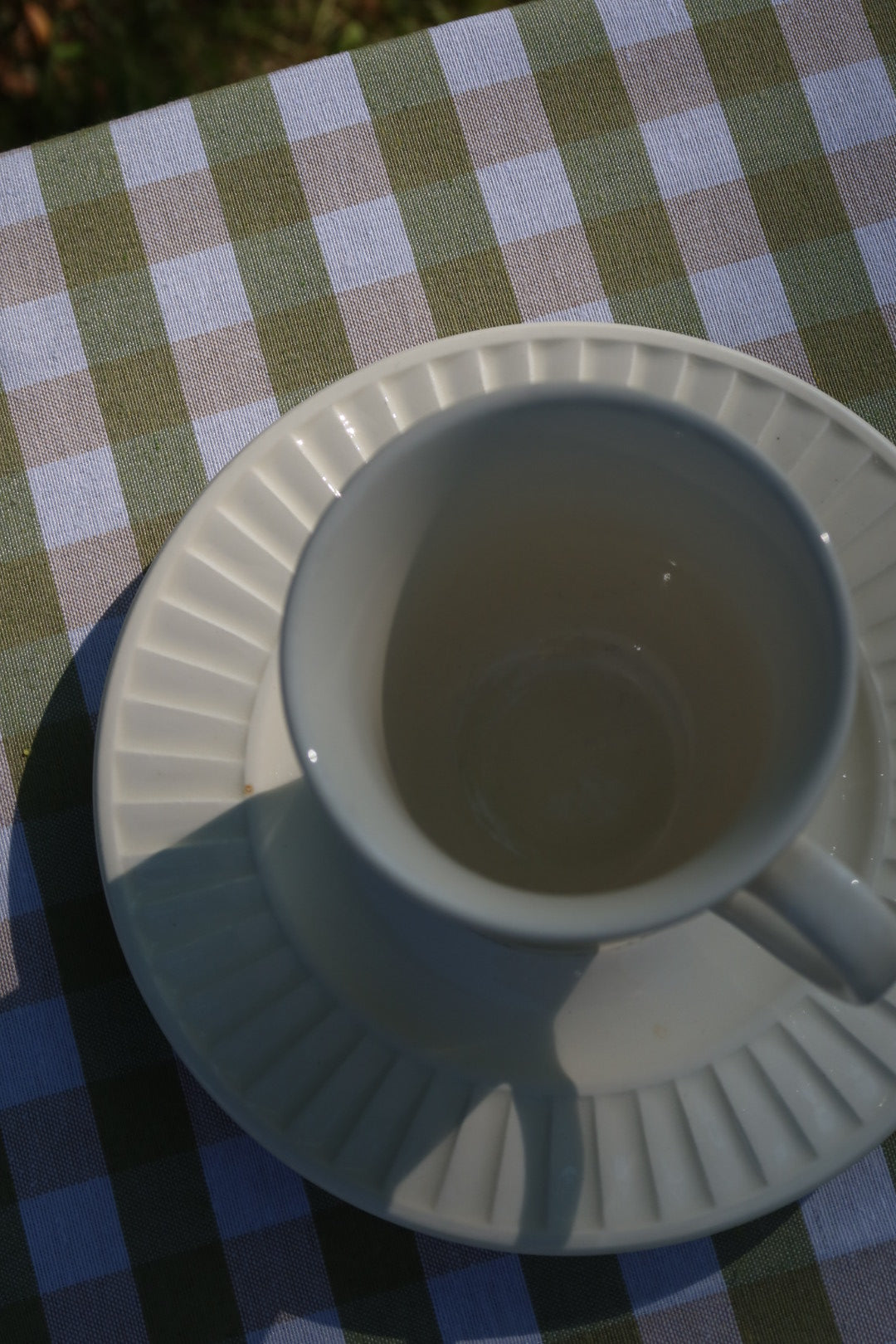 Vintage kaffekopper med skål 4 stk.