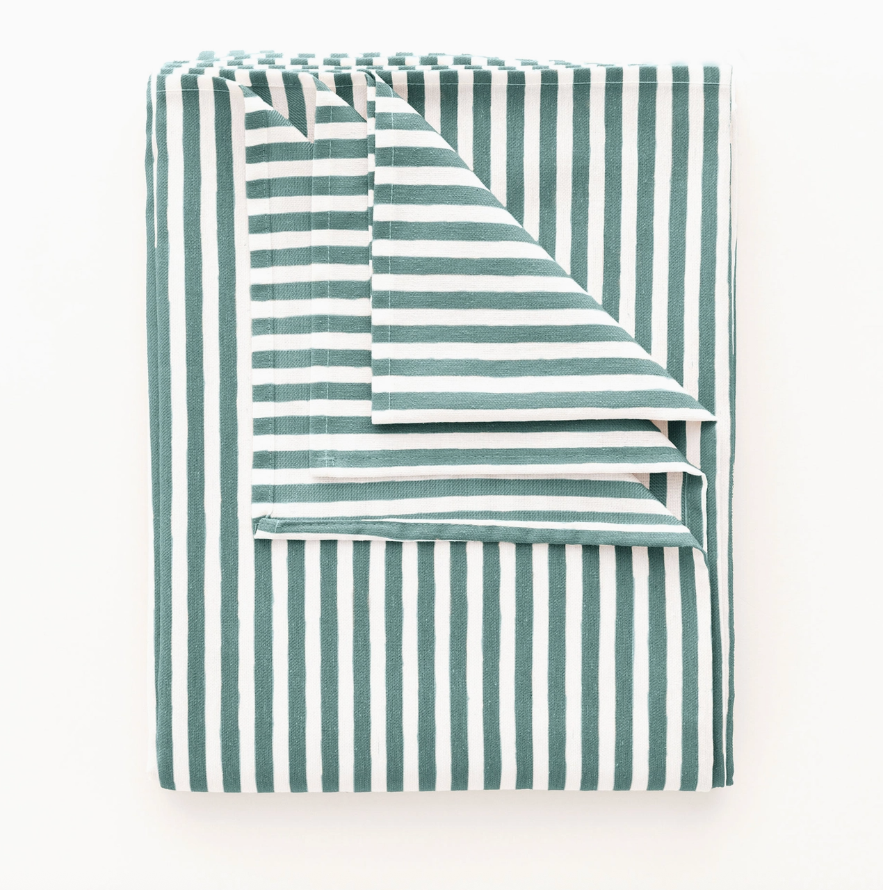Stripeduk sjøblå (140cm x 300cm)